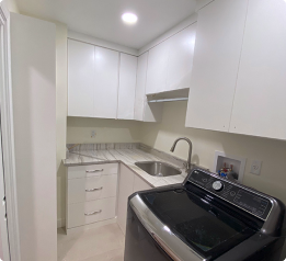 Closets in utility room