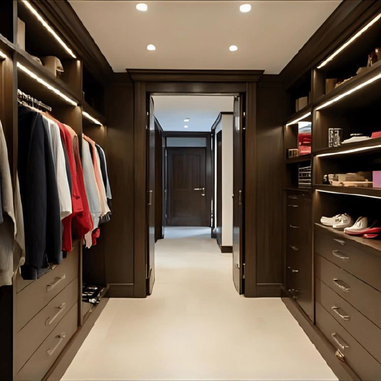 walk in closet design Tampa FL